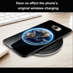Tempered glass cell phone case cover for Samsung note8 note9 