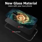 Tempered glass cell phone case cover for Samsung note8 note9 