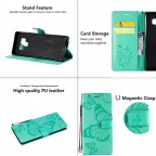 Emboss Butterfly Wrist Strap Flip Wallet Case Cover For Huawei Honor Play 3 20 Pro Nova 5T 5I