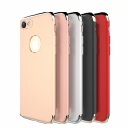 Iphone 7 3 in 1 metal mobile phone case cover with hole for Iphone case