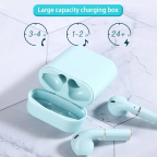 Bluetooth Earphone Wireless charging Small Earbuds Double Ear Headset for huawei 