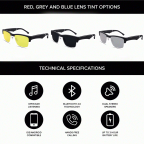 Headphones Glasses Smart Sunglasses Bluetooth Earphone Sport Wireless Stereo Music Sunglasses Support Custom Logo