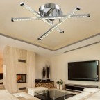 Modern Decorative Crystal Hanging Ceiling Light Fixtures Luxury Good Design LED Ceiling Lamp For Living Room