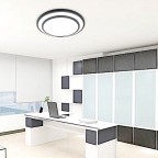 New ultra thin round flush mount led ceiling lights oled panel light etl lamp luxury with led lights remote control