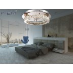 Retro Designer Crystal Ceiling Lights Office Mounted Crystal Ceiling Lamp Led Modern