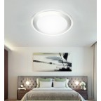 Modern nordic 22w smd led acrylic recessed panel light ceiling lights for living room bedroom kitchen