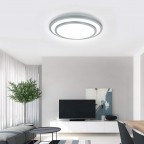 Modern nordic dimmable 48W acrylic led recessed restaurant lighting ceiling panel lights for home