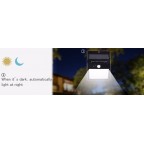 New decorative outdoor led solar security garden wall lamp washer light modern 