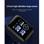 Pedometer Wristband Reminder Smart-Watch Blood-Pressure Fitness Message Call Sports 116-Plus